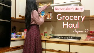 LIDL Shop with Me Grocery Haul Restocking Pantry Christmas Cards  Homemaker Silent Vlog mas 20 [upl. by Shriner591]