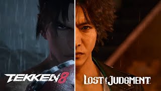 Tekken 8  Final Battle Jin vs Kazuya but with Unwavering Belief Lost Judgment Sync [upl. by Aelanej950]