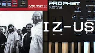 APHEX TWIN  IzUs Nord Drum 3P amp Prophet REV2 Cover feat JannisLeWolff [upl. by Vinnie]