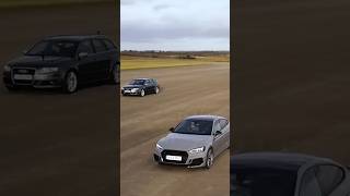 Audi RS5 vs RS3 vs S4 vs Old RS4 dragrace youtubeshorts audirs4 rs3 audis4 credit Carwow [upl. by Rudy]