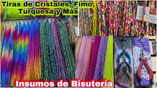 ✨ Insumos Bisutería Cristales Ojo turco Fymo y Más [upl. by Nerte]