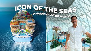 ICON OF THE SEAS O MAIOR NAVIO DO MUNDO  Rodrigo Ruas [upl. by Everett369]