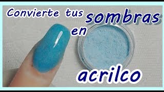 Cómo hacer ACRÍLICOS de COLOR ♥  Haz tus acrílicos de colores facil  DIY HAZLO TU MISMA [upl. by Edva]