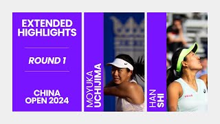 Moyuka Uchijima vs Han Shi  R1 China Open 2024  WTA Match Highlights [upl. by Niple]