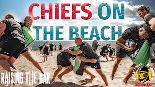 RAISING THE BAR  EPISODE 3  Slade Rehab Update  Chiefs take on the beach training [upl. by Llednek]