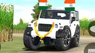 थार वाला गेम ।। THAR WALA GAME IN INDIAN CAR SIMULATOR । । [upl. by Ardaed531]