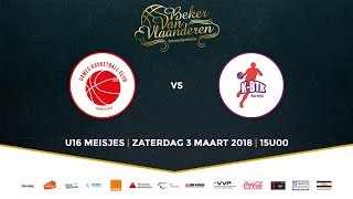 Finale BVV2018 U16 Meisjes DS Waregem vs KBT Kortrijk Q1Q2 [upl. by Okiron]