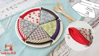 Fan Shaped Coin Purse DIY Sector Coin Purse Mini Pouch like a Pizza Slice  Free Sewing Pattern [upl. by Skiest]