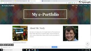 Create an ePortfolio on Google Sites [upl. by Jeramie234]