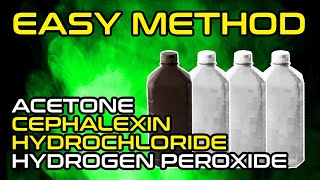 Easy Acetone Cephalexin Hydrochloride and Hydrogen Peroxide • DMZ Guide [upl. by Llerdnek]