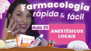 Anestésicos IV Locais  Aula 35  Farmacologia do SNC rápida e fácil  Flavonoide [upl. by Ara]