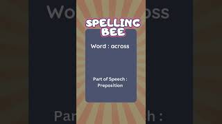 Spelling Bee Words for Kids  Fun and Easy Spelling Practice spellingbee wordoftheday phonicsfun [upl. by Saks]