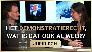 Het demonstratierecht wat is dat ook al weer  Jeroen Pols en Maria Louise Genet [upl. by Eintruok]