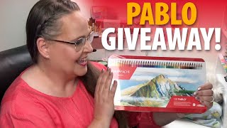 GIVEAWAY Caran d’Ache PABLO Colored Pencils FULL 120 SET [upl. by Huoh680]