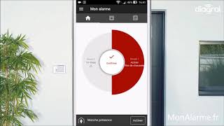 Piloter son alarme Diagral avec lapplication EONE [upl. by Garek]