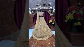 Designer lehenga trending shorts video short wow royal outfit amazing bridal wedding cool [upl. by Kerwin]