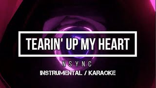 NSYNC  Tearin Up My Heart  Karaoke instrumental w back vocals [upl. by Alac]