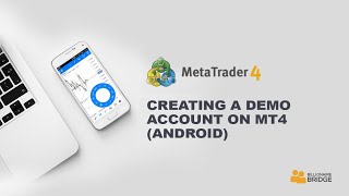 METATRADER 4  CREATING A DEMO ACCOUNT ON MT4 ANDROID [upl. by Ynnel]