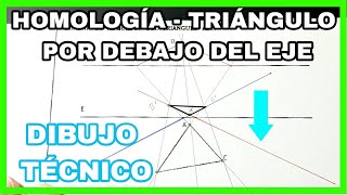 HOMOLOGÍA  triángulo 🔼 por debajo del eje🙄 [upl. by Nidroj967]