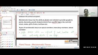 Introduction  Lecture1  Tissues  Biology  Grade9  JEE  NEET  Olympiads [upl. by Pedersen889]