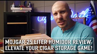 Mojgar 25 Liter Thermoelectric Humidor Review Elevate Your Cigar Storage Game [upl. by Abrahan]