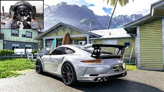 700BHP Porsche 911 GT3 RS  The Crew Motorfest  Steering Wheel Gameplay [upl. by Zetrauq]