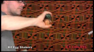 X8 Wooden Egg Shakers [upl. by Bannerman]