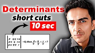 How to Solve Determinant questions in 10 Sec  Determinants Shortcut  Arvind Kalia sir [upl. by Esertap]