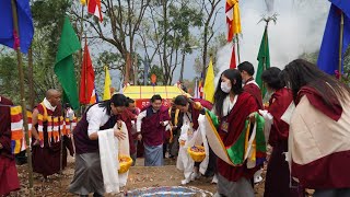 Garab Rinpoche Teachings Bhutanese Devotees In India  Buddhist Teaching  Garab Rinpoche in India [upl. by Devitt]