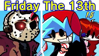 Friday Night Funkin VS Jason Voorhees  Friday the 13th Game 15  Freddy vs Jason FNF ModHorror [upl. by Tihom]