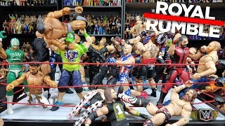 WWE ROYAL RUMBLE ACTION FIGURE MATCH [upl. by Ahsata4]