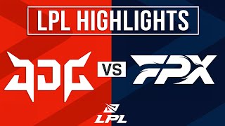 JDG vs FPX Highlights ALL GAMES  LPL 2024 Spring  JD Gaming vs FunPlus Phoenix [upl. by Christos]