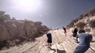 Tough Mudder  Los Angeles 2015  Abseil [upl. by Jordison853]