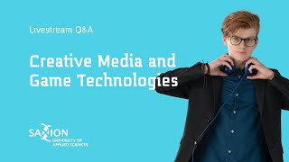 Creative Media and Game Technologies livestream QampA  Online Open Days  Saxion [upl. by Ahsemik]