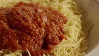 How to Make Quick Spaghetti Sauce  Pasta Recipes  Allrecipescom [upl. by Aicilana267]