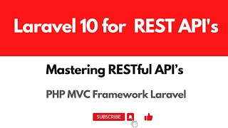 Laravel 10 for REST API 🚀⚡ laravel restapi [upl. by Enelehs]