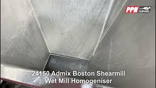 Admix Boston Shearmill Wet Mill Homogeniser BSM 253 24150 [upl. by Novy]