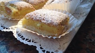 lemon squares مربعات الليمون المنعشة [upl. by Ennahoj328]