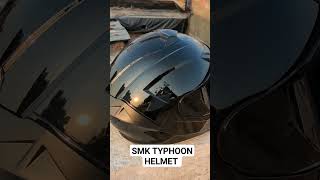 SMK TYPHOON GLOSSY BLACK HELMET smkhelmets [upl. by Steck]