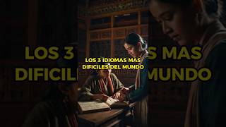 Los 3 idiomas más dificiles del mundo 📖🌍 shorts viralvideo [upl. by Gerik824]