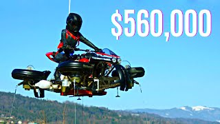 MEET FLYING MOTORCYCLE  LAZARETH LMV 496 WHICH RUNS ON ROAD amp CAN FLY MUST WATCH [upl. by Anuahsar]