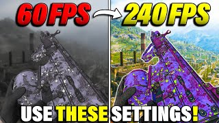 BEST PC Settings for Warzone SEASON 1 Optimize FPS amp Visibility [upl. by Rhoads54]