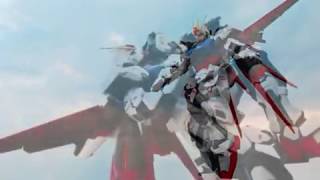 Perfect Grade Gundam Aile Striker and Skygrasper Attack [upl. by Pennebaker]