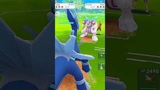 Dialga VS Palkia PVP Dragon Battle in pokemongo [upl. by Iadrahc843]