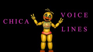 Chica voice lines FNAFSFM FIXED [upl. by Fiel273]