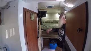 Tour outside and inside a 2019 of a Scamp Travel Trailer 19 ft Fifth Wheel Camper [upl. by Virendra]