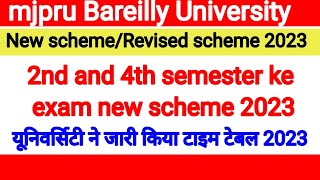 mjprunewupdate8757 Revised scheme 2023 for 2nd amp 4th semester [upl. by Nemracledairam668]