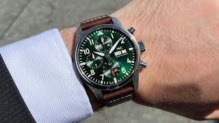 IWC Pilot Chronograph 41 mm green [upl. by Sirehc]