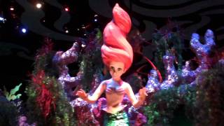 The Little Mermaid Ride  Ariels Undersea Adventure in Disney California Adventure [upl. by Harvie]