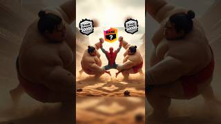 Brawl stars sumo rank up ❤‍🔥 spiderman vs joker vs superman🤣🥵❤‍🔥brawlstars global spiderman [upl. by Arihs]